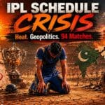 IPL Schedule Crisis : cricketer collapses from heat on cracked pitch with calendar clash and 94-match clock.