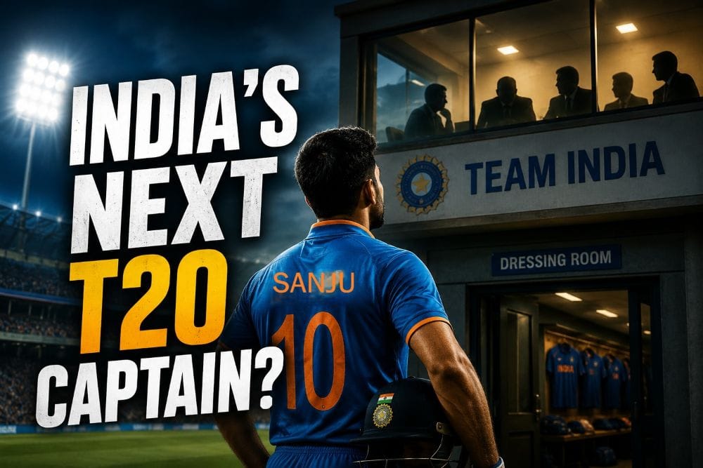 Sanju Samson captaining in T20 match