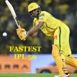 Urvil Patel hitting massive six during fastest IPL fifty